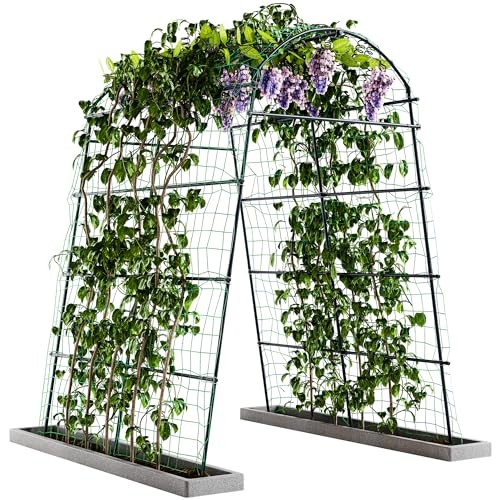 IDZO PLASTIC ARCH TRELLIS TUNNEL 71X65X88IN