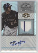 2012 Topps Triple Threads Unity Relics 8/99 Dexter Fowler #TTUAR-104 Auto 0g4