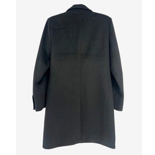J. Ferrar Wool Blend Overcoat Mens Small Black NWT Tailored Long Jacket Lined image 2