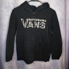 Vans Youth Large Skull Zip Up Hoodie