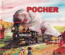 Pocher vintage modellismo ferroviario catalogo depliant 1964 H0 modellismo ferroviario con listino prezzi