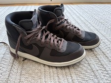 Nike Terminator High SE Velluto Marrone Nero Uomo TAGLIA 11 UK