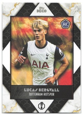 Lucas Bergvall 2024 Topps Deco UEFA Prodigy NM