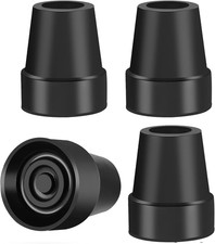 4Pcs Cane Tips 3/4 Inch Heavy Duty Rubber Cane Tips, anti Slip Replacement