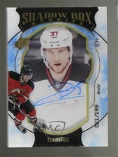2016-17 SPx Shadow Box Rookies Blue Auto 21/199 Pavel Zacha #52 Auto 0nn