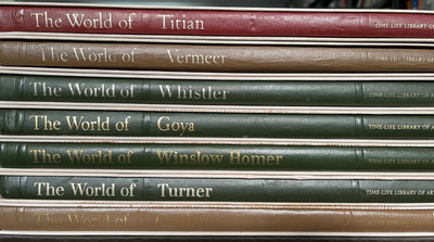 Time-Life LIBRARY OF ART 7 Hardcover Books w/ Slip Covers