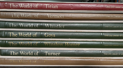 Time-Life LIBRARY OF ART 7 Hardcover Books w/ Slip Covers