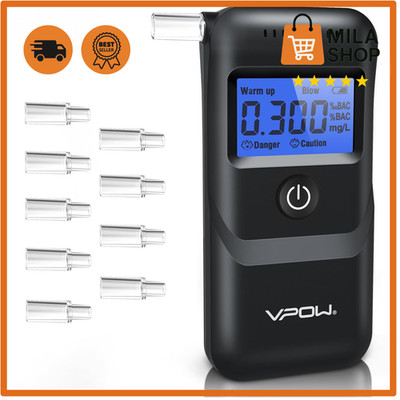Alkoholtester Digital LCD Atemalkoholtester Promille Auto Profi Tragbar Set