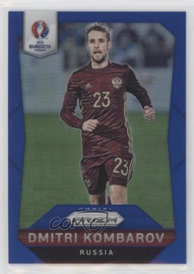 2016 Panini Prizm UEFA Euro Blue Prizm 11/249 Dmitri Kombarov #174 4t7