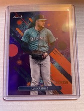 2025 Topps Finest - Common Luis Castillo #58 Purple Refractor /250
