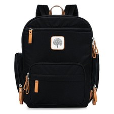 Parker Baby Co. Diaper Backpack - Full Zip Diaper Bag with Insulated Pockets ...