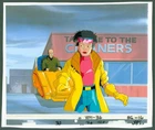 X-Men: The Animated Series "Longshot" Professor X Jubilee 2-Layer Prod Cel Setup
