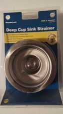 PLUMB CRAFT deep cup missing Basket Sink Strainer SF 13