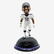 Ray Lewis Baltimore Ravens Magnetic Stadium Base Bobblehead NFL Football