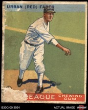 1933 Goudey #79 Red Faber White Sox HOF 1.5 - FAIR