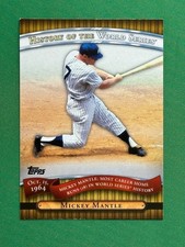 2010 Topps Baseball History of the World Series #HWS6 Mickey Mantle