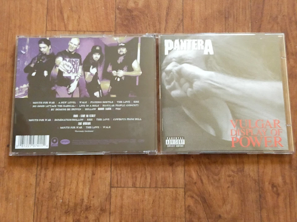 Pantera- Vulgar Display Of Power, Deluxe-Reissue-CD inkl. DVD 2012, Remaster