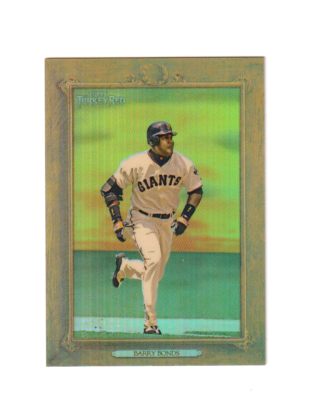 2007 Topps Turkey Red Barry Bonds Chrome Refractor /999 #30 - Giants