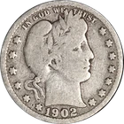 1902-S Barber Quarter