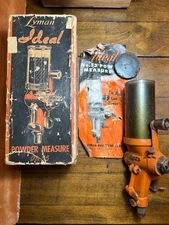 Lyman Ideal 55 Powder Measure With Box And Manual