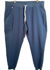 Figs Technical Collection Jogger Pants Size 2XL Trousers Scrubs Blue Medical EUC