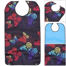 2 Pack Bibs for Elderly Clothing Protectors Waterproof Aid Apron Adult