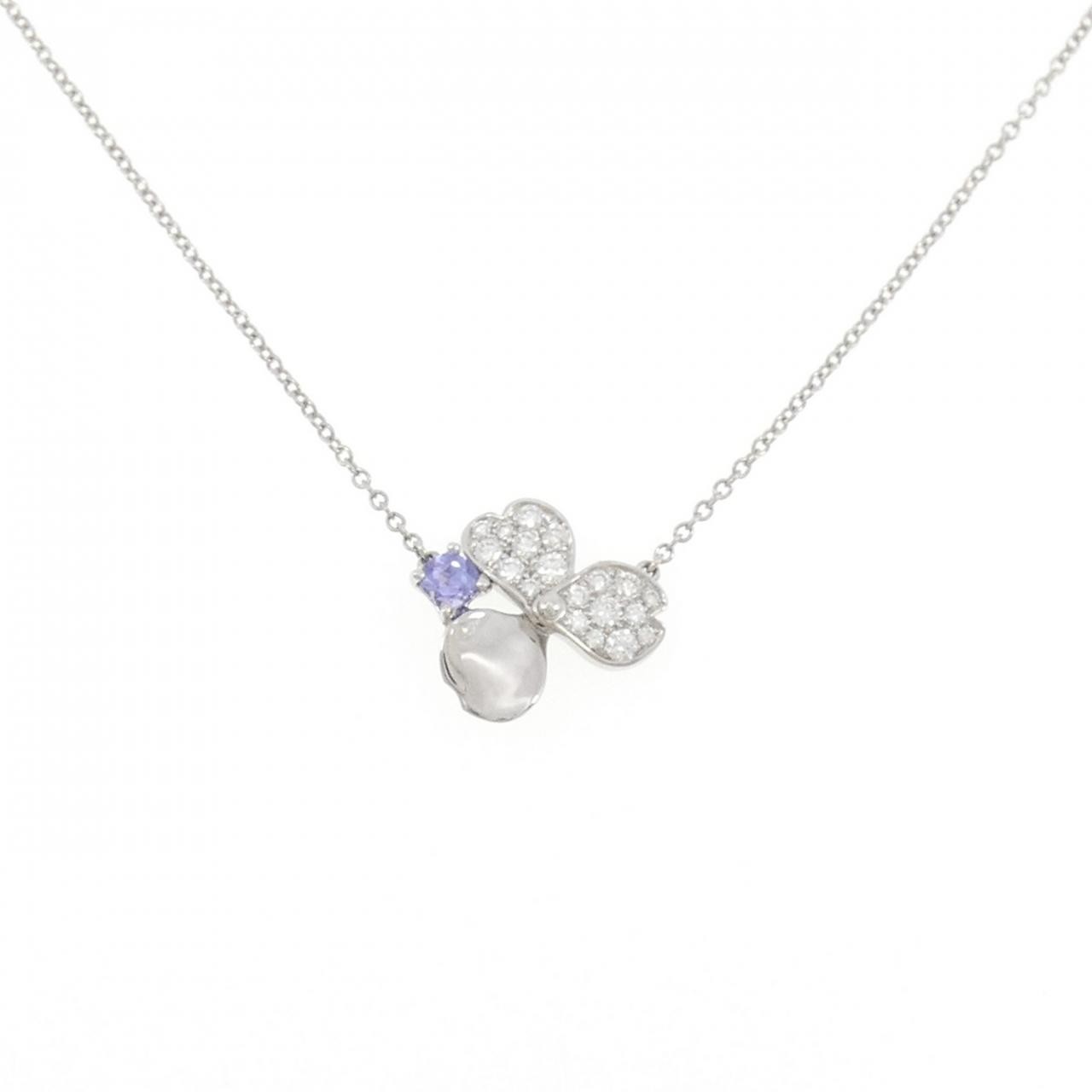 Authentic TIFFANY&Co. Paper Flower Necklace #260-008-216-8964