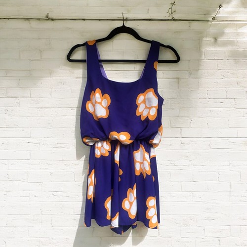 Adrienne LSU Tigers Romper Outfit Small z10 - Picture 2 of 3