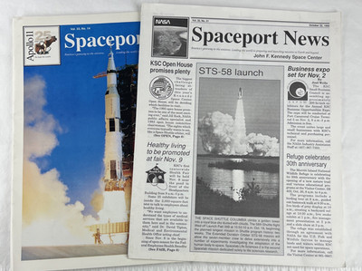 NASA Spaceport News Kennedy Space Center Lot of 2 1993 & 1994