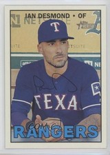 2016 Topps Heritage High Number Gum Damage Back Ian Desmond #624 3q7