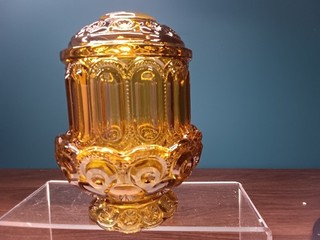 Vintage Fairy Lamp Moon and Stars Gold Excellent Condition