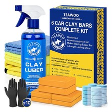 Clay Bars Kit, 6 Clay Bars  20 PCS Lubricant Tablets Complete Car Detailing Kit