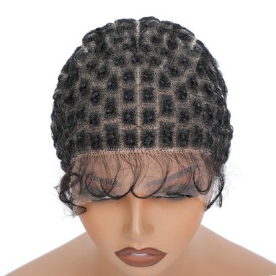 Double Full Lace Crochet Wig Caps With Natural Knots And Baby Hair Easy For W...