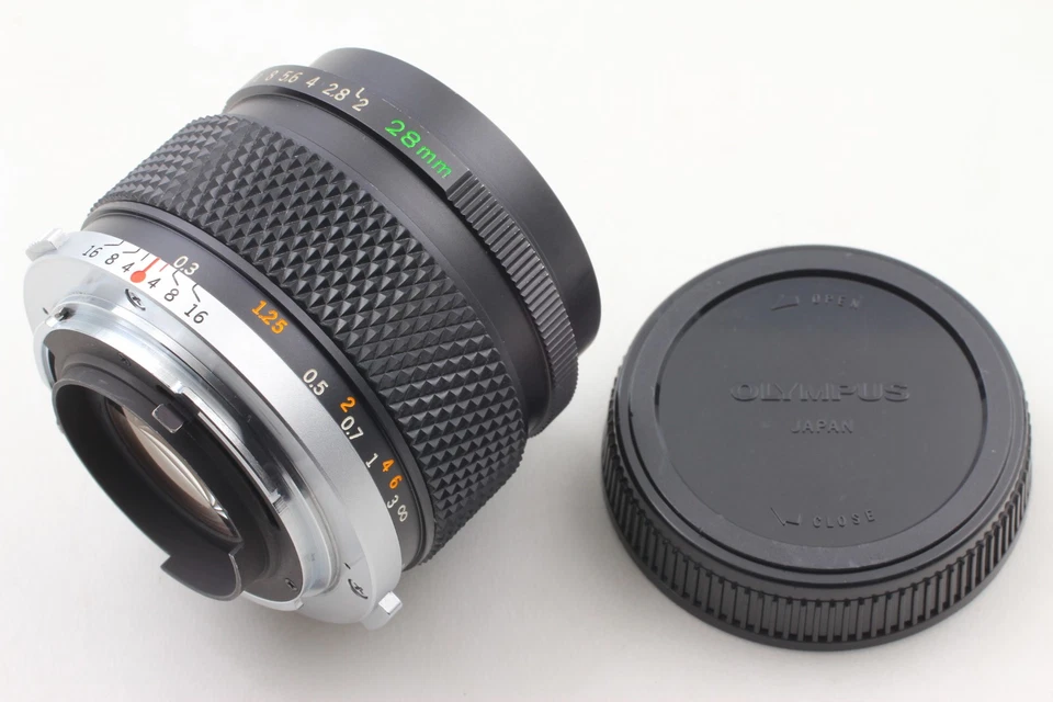 Late [ MINT ] Olympus OM System Zuiko MC Auto-W 28mm f2 Lens From JAPAN - Image 3 of 4