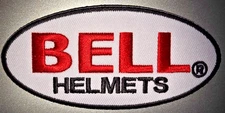 BELL HELMETS Embroidered Iron/Sew On Patch 4.25"X2" SHIPPED FROM USA