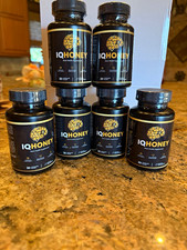 IQHONEY Brain Health Supplement 30 Capsules w/ Caffeine, L-Tyrosine, B-Vits