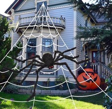200 Halloween Decorations Spider Web Outdoor 59 Giant Spider D cor