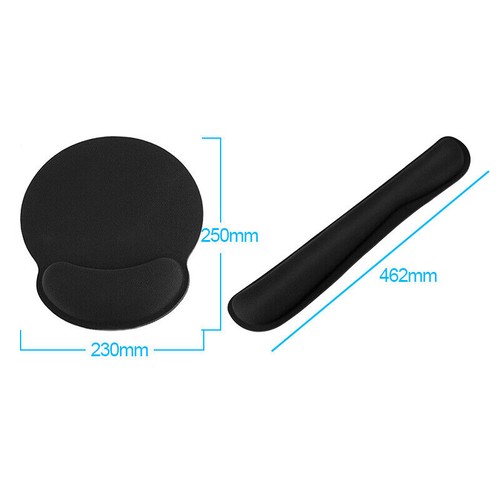 Non-Slip Keyboard Wrist Rest Pad Mouse Gel Mat Support Cushion Memory Foam UK - Picture 6 of 12