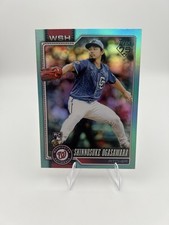 Topps 2026 Series 1 Teal Foil Shinnosuke Ogasawara Rookie Card #32 Wa. Nationals. rookie card picture