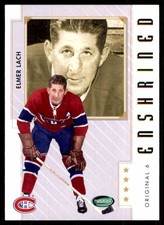 2004-05 PARKHUSRT ORIGINAL SIX ELMER LACH MONTREAL CANADIENS #83