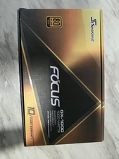 Seasonic Focus GX-1000 ATX 3.0 1000W Power Supply Unit Fully Modular 80+ Gold