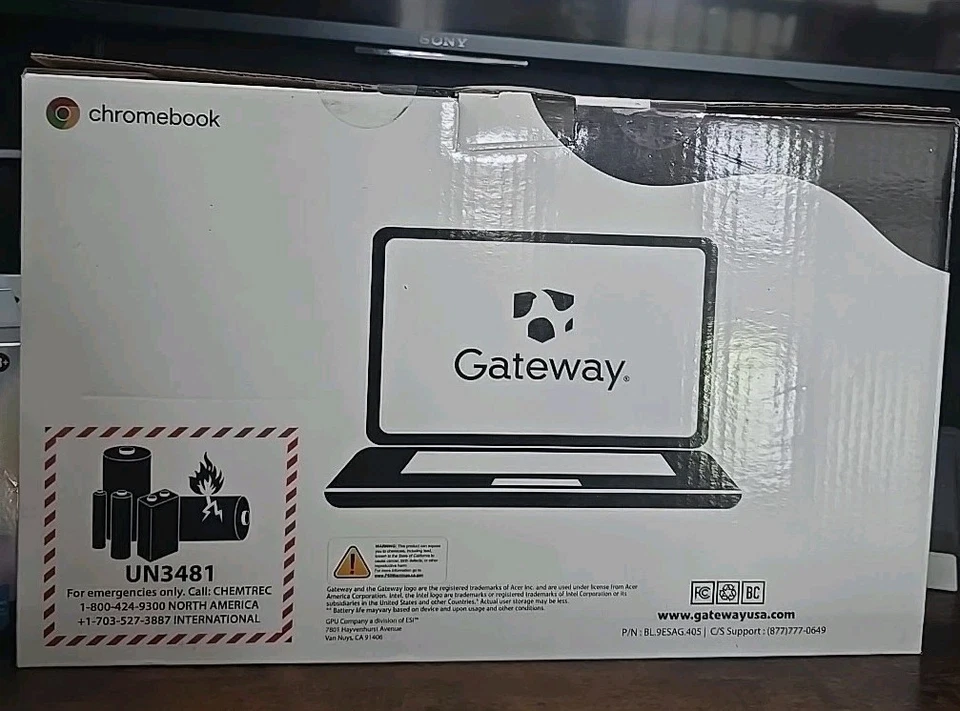 NEW Gateway Chromebook, 15.6" HD, Intel Pentium N6000 Laptop Notebook 4GB RAM - Image 3 of 4