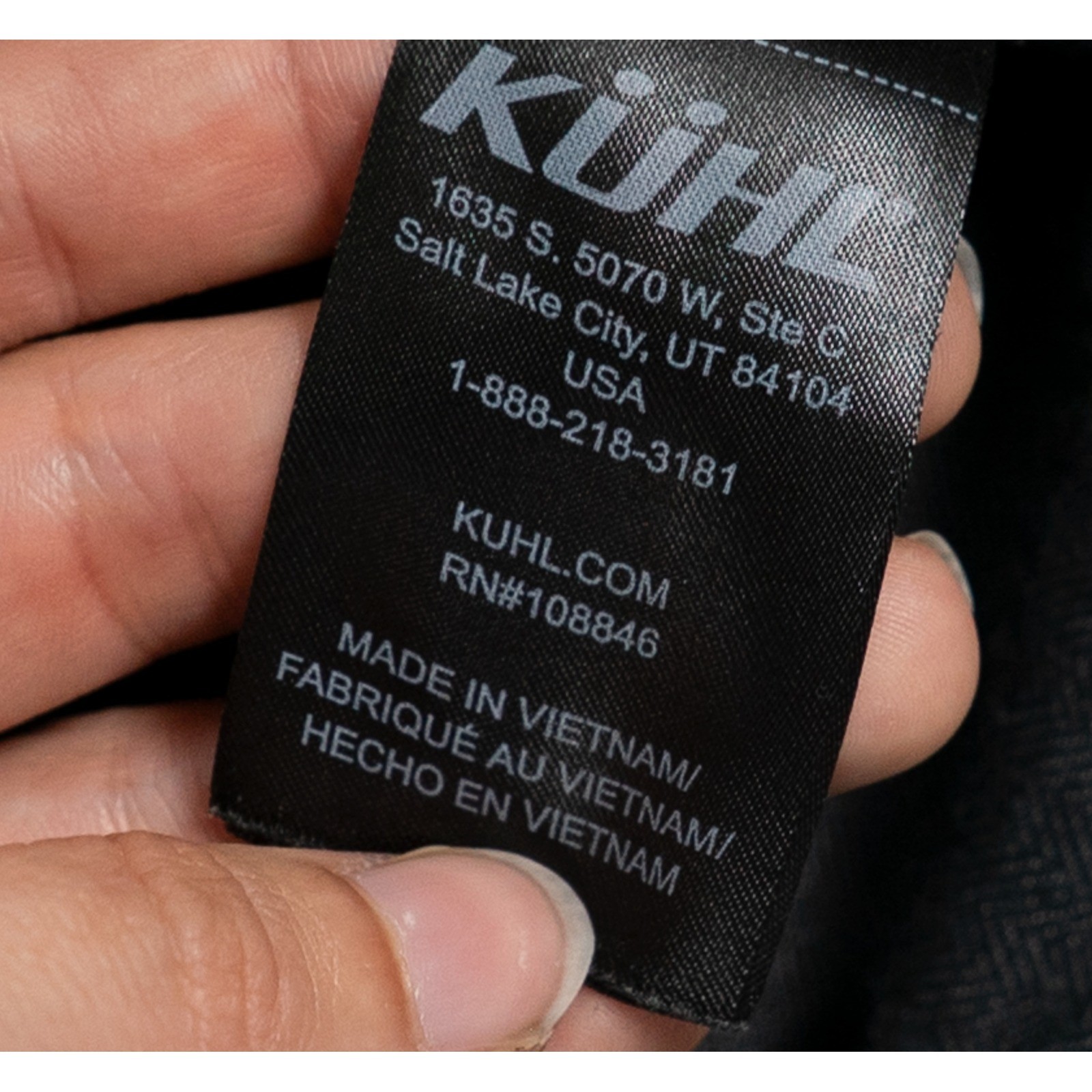 Kuhl Mens Shirt Small Herringbone Snap Front Long Sleeve 5 Panel Gray Utility image 4