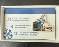 Collectible Pin Quebec 2010 World Road Association PIARC