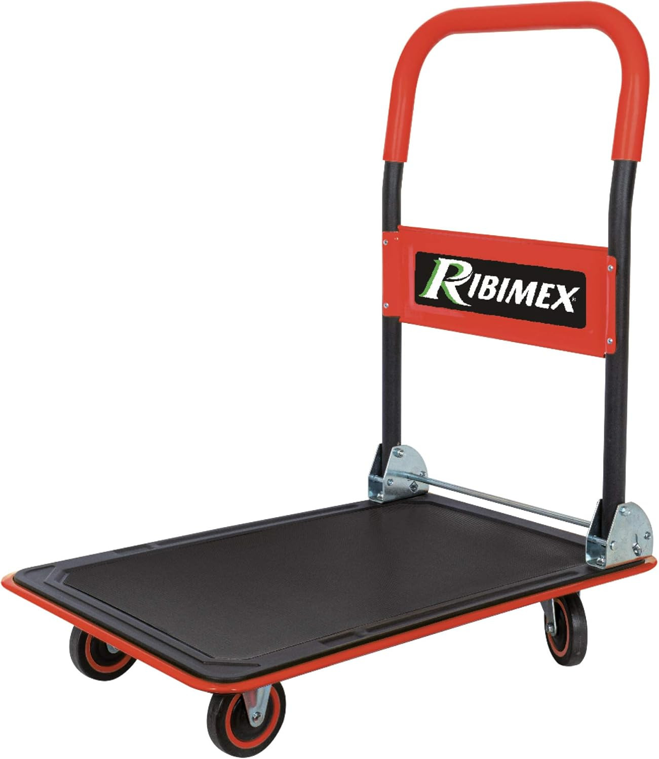 Carrellino Serie Pro Pieghevole 200kg: Trasporto Pacchi 4 Ruote