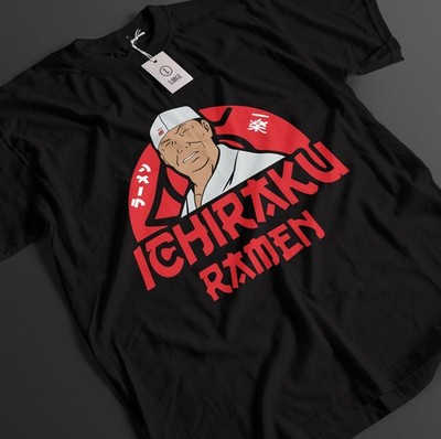 Naruto Shirt Kurama T-Shirt Uzumaki Tshirt Anime Minato Top Ramen Unisex Tee