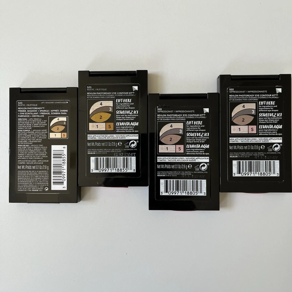 SEALED (4) REVLON Photoready Eye Contour Kit Primer Eye Shadow #505 , #523 0.1oz - Image 2 of 3