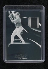 2020 Panini Immaculate Printing Plate Black 1/1 Yonathan Daza #MC-YD Auto 0e3u