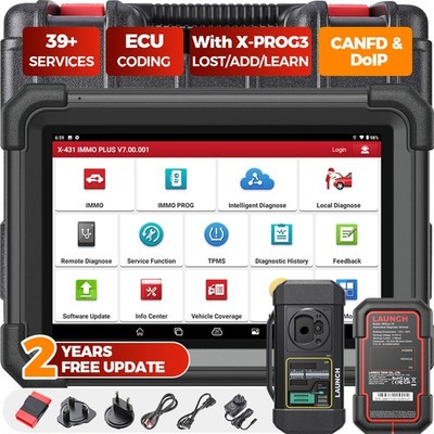 2026 Launch X431 IMMO PLUS X-Prog3 Diagnosegerät Schlüsselprogrammier ECU Coding