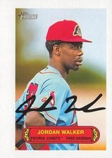 Jordan Walker 2022 Topps Heritage #73PU-17 1973l Pin-Up Peoria Chiefs